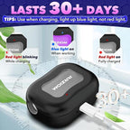 Toothbrush Sanitizer Case, Portable Toothbrush Covers Rechargeable, Rechargeable Toothbrush Cleaner Holder Case for Travel Home, Detachable Toothbrush Cover Cap for All Toothbrushes (Black)