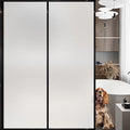 Window Privacy Film with Installation Tools, Static Cling, Anti UV, Heat Control, Ideal for Home Shower Office Glass Door (White Frosted, 17.5X78.7Inch)