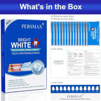 Teeth Whitening Strips for Teeth Sensitive, Non-Slip Enamel-Safe Strips, Professional and Safe Teeth whitening Strips, for Smoking/Coffee/Soda/Wine Stain, 14 Treatments 28 Strips (Mint)
