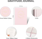 And Per Se Gratitude Journal – Five Minutes a Day to Cultivate Mindfulness, Happiness, Positive Vibes, Affirmations & Self-Reflection – Undated Daily Gratitude Journal for Women & Men (Pale Pink)
