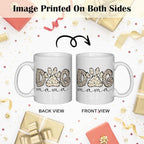 JINYO Dog Mama Mug, Dog Mom Coffee Cup, Dogs Lover Owner Gifts for Women, Pet Lover Gifts Ceramic Coffee Tea Mug 11 oz