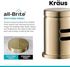 KRAUS Dishwasher Air Gap in Spot Free Antique Champagne Bronze, KAG-1SFACB