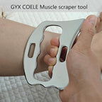 4 in 1 Muscle Scraper Tool Set,Stainless Steel Gua Sha Massage Tools, Professional Physical Therapy Instruments with Storage Case