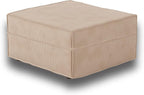HOOOWOOO Modular Sectional Sofa Couch,Matching Free Combination Cloud Couch Ottoman Chair(Camel Corduroy)