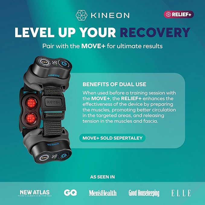 Relief+ Myofascial Release Tool - for Relieving Muscle Tension & Pressure Relief - Ergonomically Designed - Recovery Solutions - Improve Mobility - Customizable & Compact Design