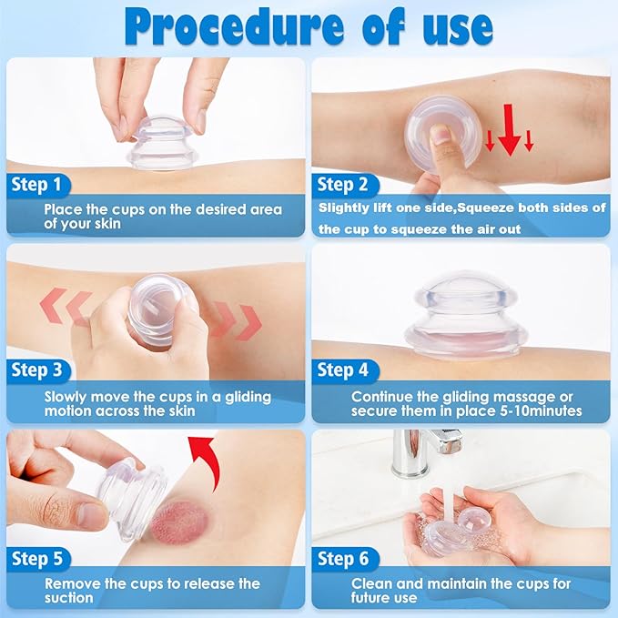 15Pcs Cupping Therapy Set-Professional Silicone Cupping, Suitable for Facial Body Massage/Deep Myofascial Release/Pain Relief/Muscle Relaxation & More (Black,15pcs)