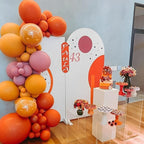 130pcs Orange Balloons Different Sizes 18" 12" 10" 5" Orange Matte Latex Balloons for Boys Girls Birthday Baby Shower Gender Reveal Wedding Gender Reveal Autumn Party Decorations
