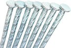 50/100/150 Pack 6" Solid Galvanized Non-Rust Metal Garden Stakes Spiral Landscape Edging Anchors for Paver Edging, Gardening, House Construction, etc (100)