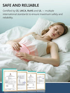 Slimpal Heating Pad for Period Cramps and Back Pain, FSA HSA Eligible, Plus-Sized Electric Heat Pad Portable Menstrual Heat Belt Pain Relief, 3 Timer Auto Off, Gifts for Her Women Girl Wife, Pink