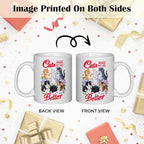 JINYO Cat Coffee Mugs, Cat Coffee Mugs For Cat Lovers,Cat Mom Cup,Cat Mom Mug,Cat Mugs For Cat Lovers Women, Cat Gifts for Cat Lovers Women Girls, Cat Lover Coffee Mug, Cat Lover Gift, Cat Cups, 11oz