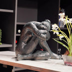 Guichifun Yoga Dancer Statue Home Decoration - Resin Sculpture Modern Creative Home Ballet Thinker Dancers Handicrafts Art Ware Home Décor Office Room Ornament Gifts 13.5 x 9.5 x 11.25 Inch