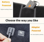 Heated Waist Belt - Cordless Heating Pad for Back Pain Relief Lower Back Electrical Heating Rechargeable Battery Powered