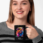 Personalized Customized Colorful Guinea Pig Coffee Cup, Animal Mug For Guinea Pig Lover, 11oz & 15oz Ceramic Mug - Gift For Birthday, Christmas
