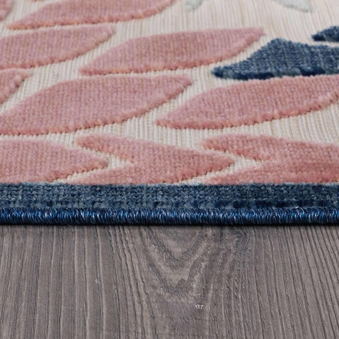 Beverly Rug Outdoor Rug 9x12 Large Modern Floral Tropical Area Rugs for Indoor and Outdoor Patio Easy to Clean Non Shedding Living Room Porch Garden Washable Outside Carpet (9 x 12 Multicolor)