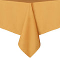 sancua Rectangle Tablecloth - 70 x 120 Inch - Stain and Wrinkle Resistant Washable Polyester Table Cloth, Decorative Fabric Table Cover for Dining Tables, Buffet Parties and Camping, Gold