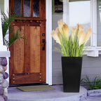 Melorca&Guilla Artificial Plants 4PCS 33.5“Fake Plant Tall Onion Fake Grass,Faux Grass Plants Artificial Grass Greenery Shrubs Bushes for Garden Shop Office Home Décor