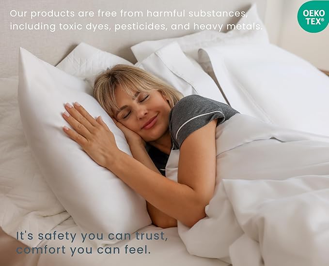Threadmill Soft Bed Pillows King Size Set of 2 | Down Alternative Cooling Soft Pillows for Sleeping | 20 x 36 Hotel, King Size Pillows 2 Pack for Back, Stomach or Side Sleepers