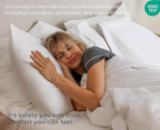 Threadmill Bed Pillows Queen Size Set of 2 | Soft Down Alternative Cooling Bed Pillow for Sleeping | Soft Pillows for Bed | 20x30 Hotel Pillow, Queen Pillows 2 Pack for Back, Stomach or Side Sleepers