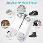 Shoe Dryer and Deodorizer with Timer - Shoes Boots Socks Gloves Dryer Warmer, No Noise | Strong Wire | US Plug