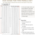 DANCURTON 108 Inch Curtains 2 Panel Set Light Blue Linen Floor to Ceiling Darkening Extra Long Living Room Curtains 108 Inches Long Insulated Thermal Drapes for Summer Heat Blocking Patio Sliding Door