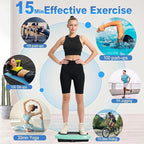 HOTWAVE Vibration Plate Exercise Machine for Lymphatic Drainage, Power Vibrating Plates Platform for Weight Loss - Whole Body Shaker Vibration Plate Machine Home Gym Shaping Fitness Workout