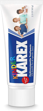 Kinder Karex Hydroxyapatite Kids Toddler Toothpaste I Fluoride Free I Clinically Tested I 2.3 oz (Pack of 3)