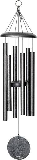 Corinthian Bells by Wind River - 30 inch Silver Vein Wind Chime for Patio, Backyard, Garden, and Outdoor Decor (Aluminum Chime) Made in The USA