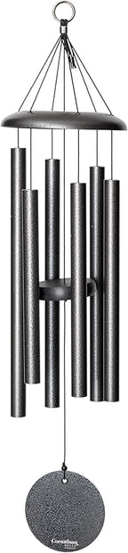 Corinthian Bells by Wind River - 30 inch Silver Vein Wind Chime for Patio, Backyard, Garden, and Outdoor Decor (Aluminum Chime) Made in The USA