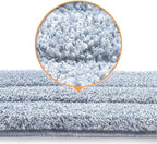 10 Pack 13 * 4.9" Generic Mop Pads Mop Head Refill Washable Wet/Dry Mops Flat Compatible with Most 11-13" Hook and Loop (Velcro) Flat Mops.System Floor Care System (10 Pack 13 * 4.9")