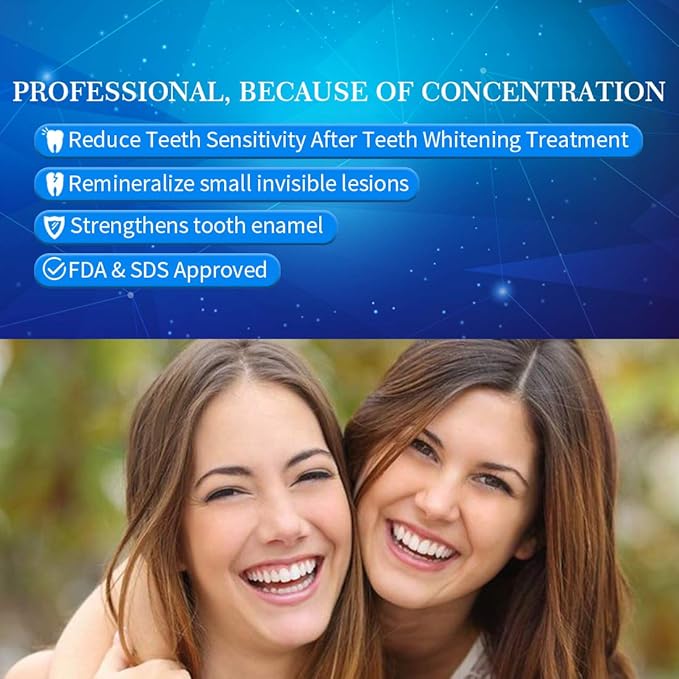 EZGO Remineralization Gel, Reducing Sensitivity After Teeth Whitening, Remineralizing and Desensitizing, Strengthening Enamel, 10 * 3ML Pack