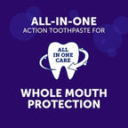 ARM & HAMMER Complete Care Toothpaste, Teeth Whitening Toothpaste with Baking Soda, Fluoride, Whole Mouth Protection, Fresh Mint Flavor, 6.0 oz (Pack of 4)