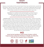 Desert Essence Natural Neem Toothpaste - Cinnamint - 6.25 Oz - Pure Essential Oil - Baking Soda - Complete Oral Care - Sea Salt - Refreshing Taste - Promotes Buildup Reduction