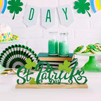 COCHIE Metal St. Patrick's Day Sign, St Patricks Day Decorations for Home, Office, Shelf, Mantel, Indoor, Shamrock Decoration, Saint Patrick Day Decor (Shamrock)