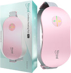 Slimpal Heating Pad for Period Cramps, Portable Cordless Electric Heating Pad for Menstrual Pain Relief Heat Belt, Rechargeable Wearable Heat Pad Gifts for Her Women Girl Wife Girlfriend, Pink