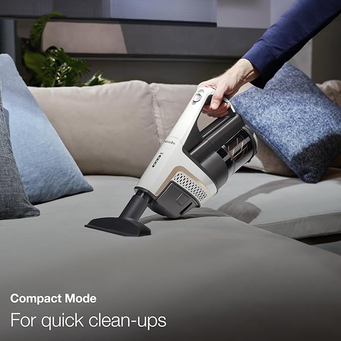 Miele Triflex HX2 Cordless Stick Vacuum Cleaner, 60 min runtime, Lotus White / Rose Gold