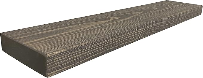 Joel's Antiques - 30 Inch Wooden Floating Shelves for Wall - 30x8x2 in - Made of Natural Wood - Heavy Duty Rustic Wall Shelves for Bedroom - Perfect for Living Room, Kitchen - Grey