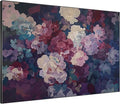 SIGNWIN 46"x60" Extra Large Framed Wall Art Bold Peony Bloom in Colorful Impressionist Style, Lush Floral for Home Living Room Bedroom Decor (Frame Assembly Required)