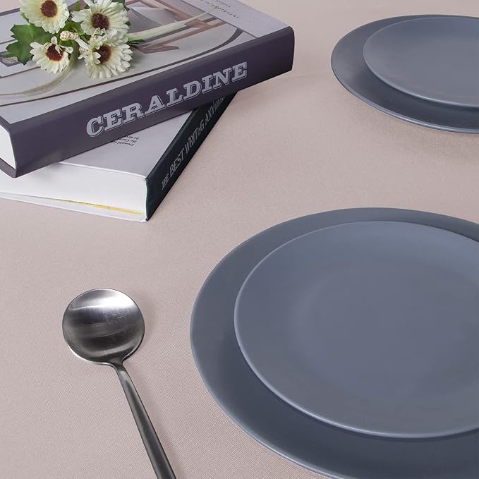 sancua Square Tablecloth - 60 x 60 Inch - Stain and Wrinkle Resistant Washable Polyester Table Cloth, Decorative Fabric Table Cover for Dining Tables, Buffet Parties and Camping, Blush