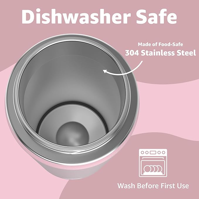 Chill Oasis Water Bottle | Compatible With Popular Flavor Cartridges | BPA Free, Leak Proof, Double-Walled Vacuum Insulated Stainless Steel, and Dishwasher Safe | Cold for 24 Hours (Pink, 32oz)