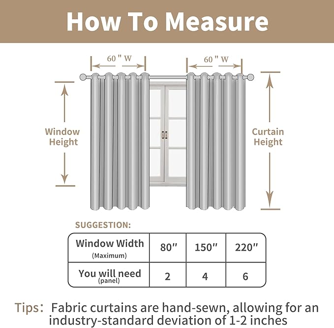 LAMIT Linen Curtains 84 Inches Long for Living Room, Bronze Grommet Linen Light Filtering Window Treatments Semi Sheer Burlap Drapes for Bedroom,2 Panels Set 60 x 84 Inch, Brown