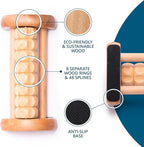 TheraFlow Compact Foot Roller for Plantar Fasciitis Relief | Relaxing Gifts for Mom and Dad - Portable, Small Tool for Deep Tissue Massage and Neuropathy | Travel Size Feet Massager for Relaxation