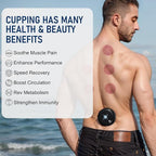 5-in-1 Smart Dynamic Cupping Set, 20 Levels Cupping Kit for Massage Therapy with Red Ligh-t Therapy&Heat Penetrates for Targeted Pain Relief, Knots, Aches, Muscle Soreness - 1Pcs(Black)