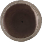 Christopher Knight Home Jorine Lightweight Concrete Planter, Cast Stone Plant Pot, Large Garden Urn, Patio Texture Finish Flower Pot for Balcony Backyard Poolside, No Assembly Needed, 27" H Brown