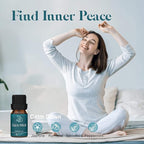 ASAKUKI Essential Oil Blends, Essential Oils for Diffusers for Home, Well-Being Kit- Calm Mind, Sweet Dreams, Happy, Relax, Air Freshening, Immunity for Aromatherapy, Humidifiers, Massage, 6x10ml