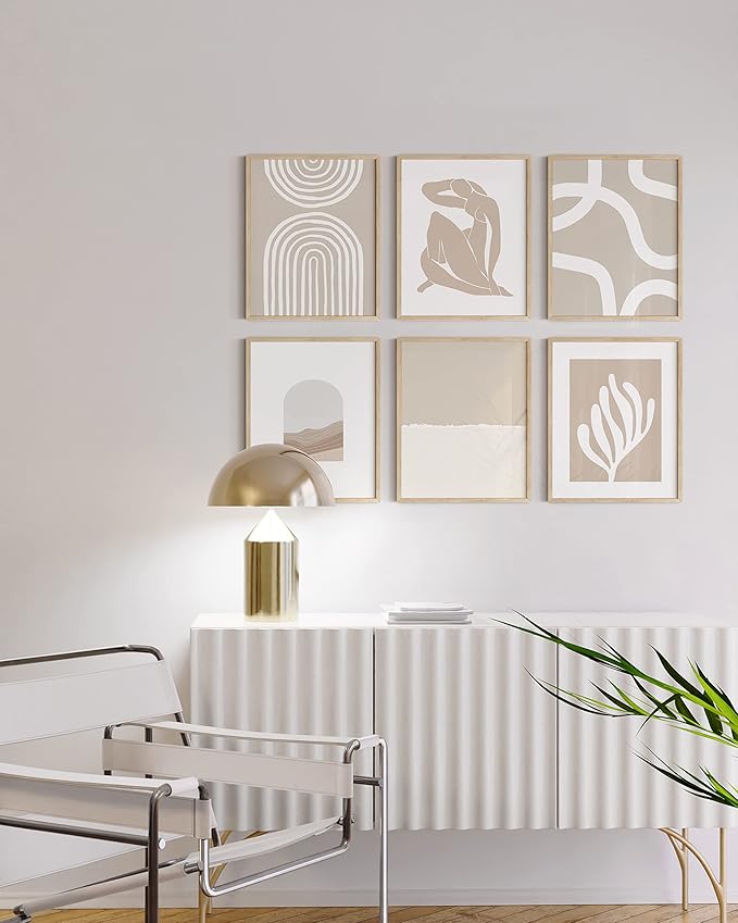 Haus and Hues 16x20 Natural Oak Wood Picture Frames Set of 25 - Premium Bulk Picture Frames 16x20 Bundle - Elegant Gallery Wall Frame Set for Posters, Art Display - Ideal for Wall Decor in Home &