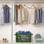 Storage Basket Happy St Patrick's Day Cube Storage Bins Organizer Bag Collapsible Closet Shelf Baskets with handle for Baby Cloth Pet Toy Book 14.2×10.2×8.3 IN