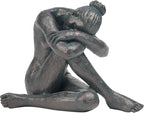 Guichifun Yoga Dancer Statue Home Decoration - Resin Sculpture Modern Creative Home Ballet Thinker Dancers Handicrafts Art Ware Home Décor Office Room Ornament Gifts 13.5 x 9.5 x 11.25 Inch