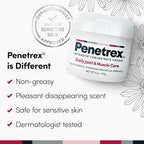 Penetrex Joint & Muscle Therapy - Soothing Muscle Rub for Back, Neck, Hands, Feet - Premium Whole Body Rub with Arnica, Vitamin B6 MSM & Boswellia - Non-Greasy 2oz Cream