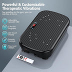 Vibration Plate Exercise Machine, Vibration Plate for Lymphatic Drainage 330 Lbs Capacity Whole Body Vibration Platform Machines Helps Weight Loss Shaping Toning Wellness