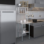 AmGood Double OverShelf Stainless Steel NSF - Many (24" Long x 12" Deep)